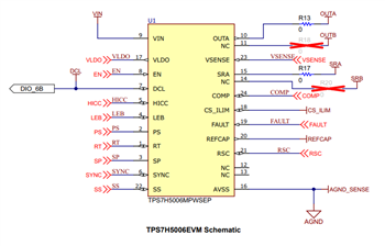 Schematic - Texas Instruments TPS7H500xEVM Evaluation Modules